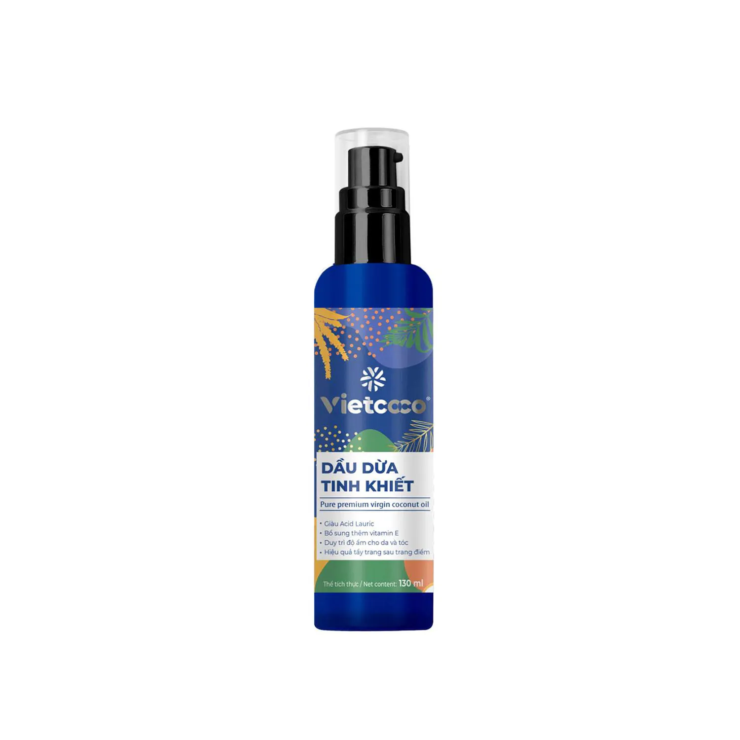 Vietcoco Dầu dừa tinh khiết (130ml) Vietcoco Dầu dừa tinh khiết (130ml)