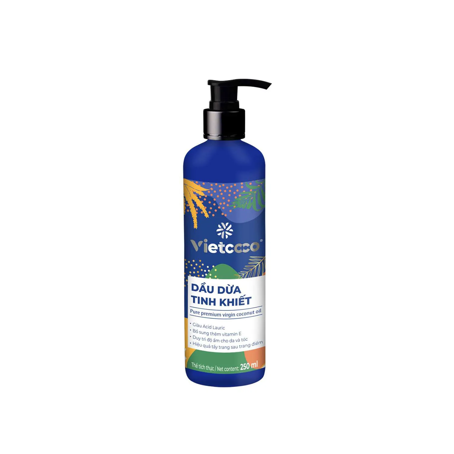 Vietcoco Dầu dừa tinh khiết (250ml) Vietcoco Dầu dừa tinh khiết (250ml)