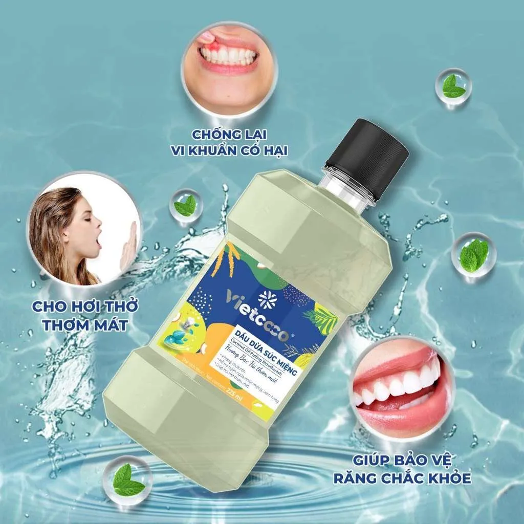 Vietcoco Coconut Oil Pulling Mouthwash