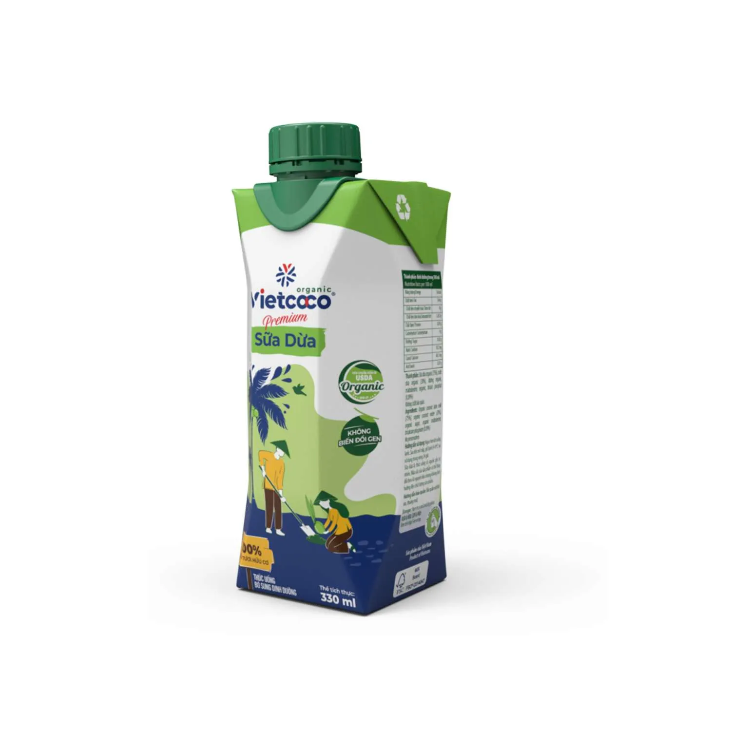 Vietcoco Sữa dừa Organic Vietcoco Sữa dừa Organic