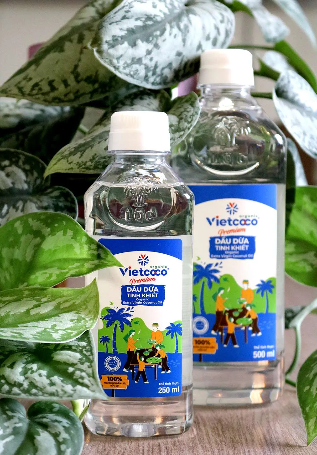 Vietcoco Dầu dừa tinh khiết Organic