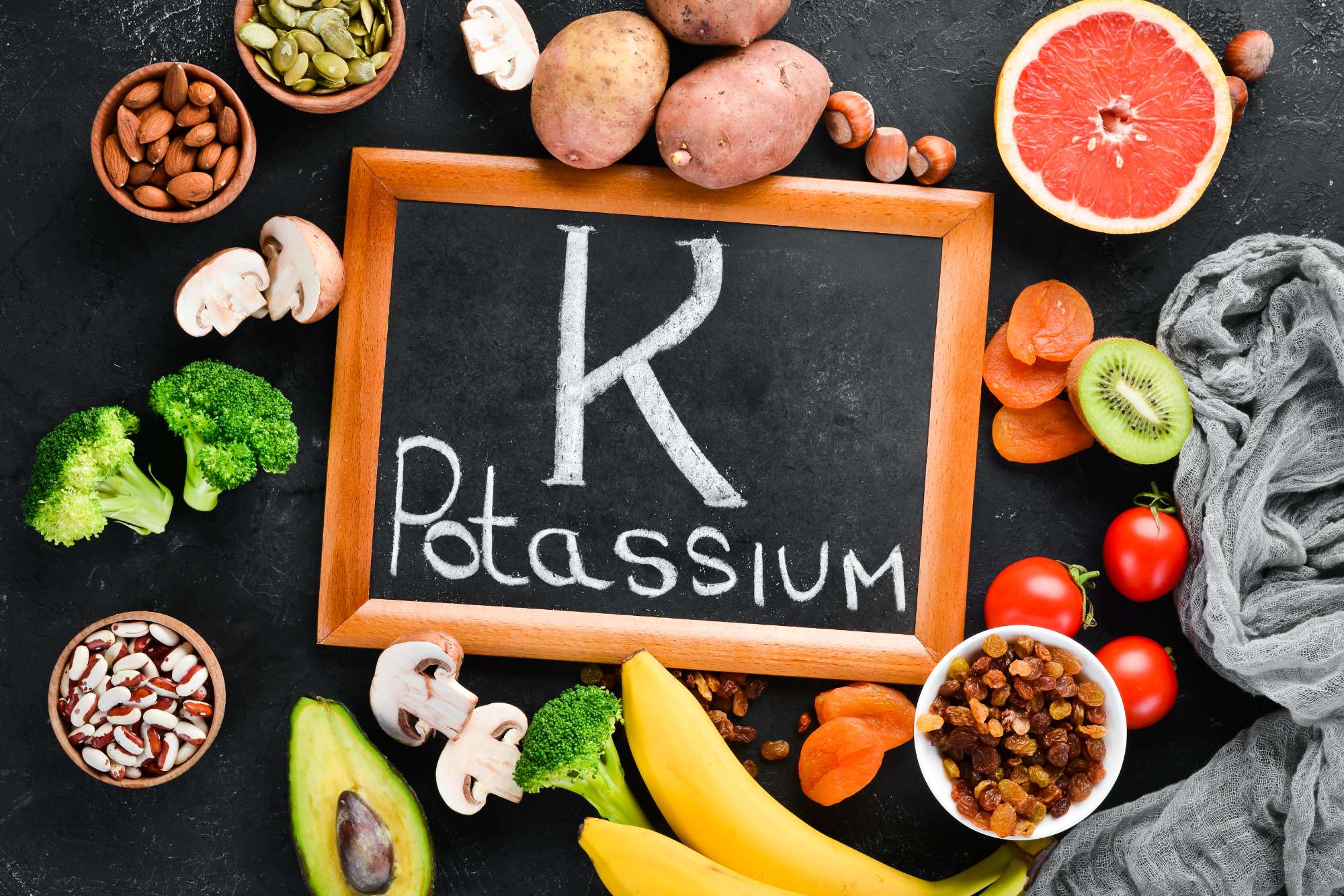 food-contains-natural-potassium-k-potatoes-mushrooms-banana-tomatoes-nuts-beans-broccoli-avocados-top-view-black-background.jpg